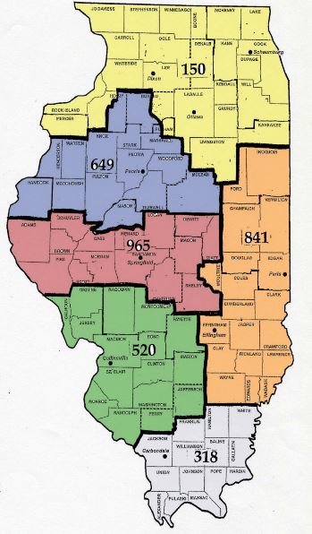 Operating Engineers Jurisdiction Map